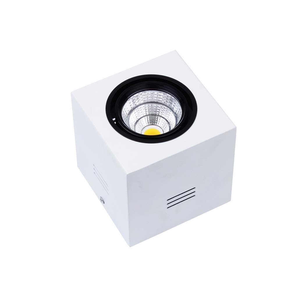 Panel de luz LED Cuadrado de 15 W/20 W para Montaje en ficie, Luces de Techo Europeas anslumbrantes, Ajustables, para Tiendas comerciales, focos de Panel Plano, decoración, iluminació