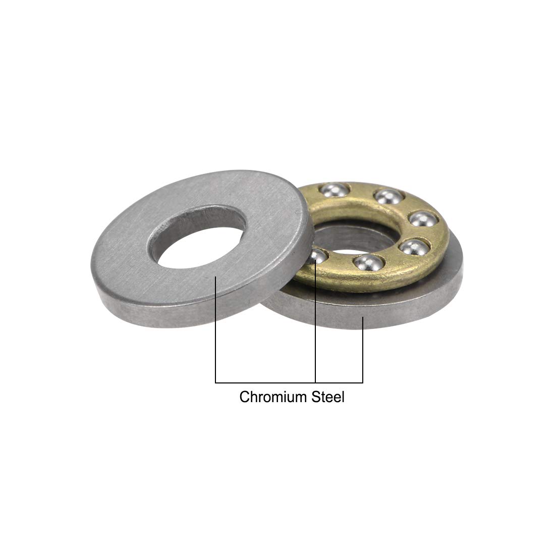Axiallager F10-18M / Drucklager F10-18 / (dxDxB) 10x18x5,5 Mm, CNC