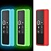 Produktbild Silikon-Schutzhülle für Apple TV 4K 5G, 4. Generation, Fernbedienungshülle für Apple Smart TV, Siri-Fernbedienung, Stoßdämpfung, Batterieabdeckung, leuchtendes Grün, leuchtendes Blau, Rot, 3 Stück
