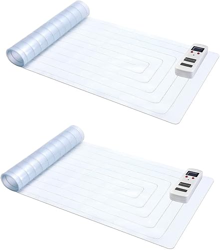 funfunfly Paquete de 2 alfombrillas de choque para perros y gatos, alfombrilla de choque para mascotas para perros y gatos, alfombrilla de