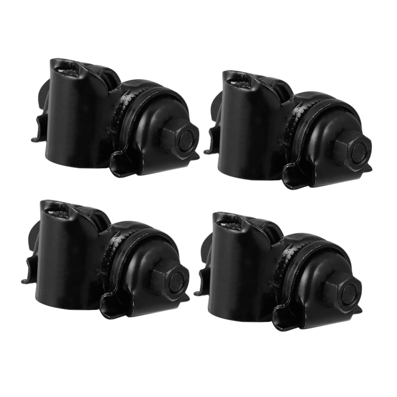 KOMBIUDA 4Pcs Bike Seat Clamp Durable Saddle Clamp for Standard Rail Saddles Quick Release Seat Tube Clip Portable Seatpost Accessory for Easy Installation and Long Distance Riding