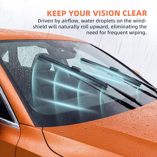 Image of Silicone Wiper Blades 26 inch + 16 inch Automotive Replacement Windshield Wiper Blades for Subaru CrossTrek 2024-2018 /Impreza 2023-2017 OEM Quality Wipers for Front Windshield(Set of 2)