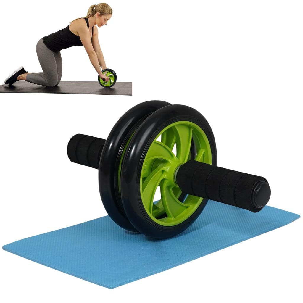 Khargadham Premium Home Gym AB Roller/Indoor AB Wheel for Abs Workouts for Dual Abdominal Exercise/Core Workouts for Men and Women-picture-21