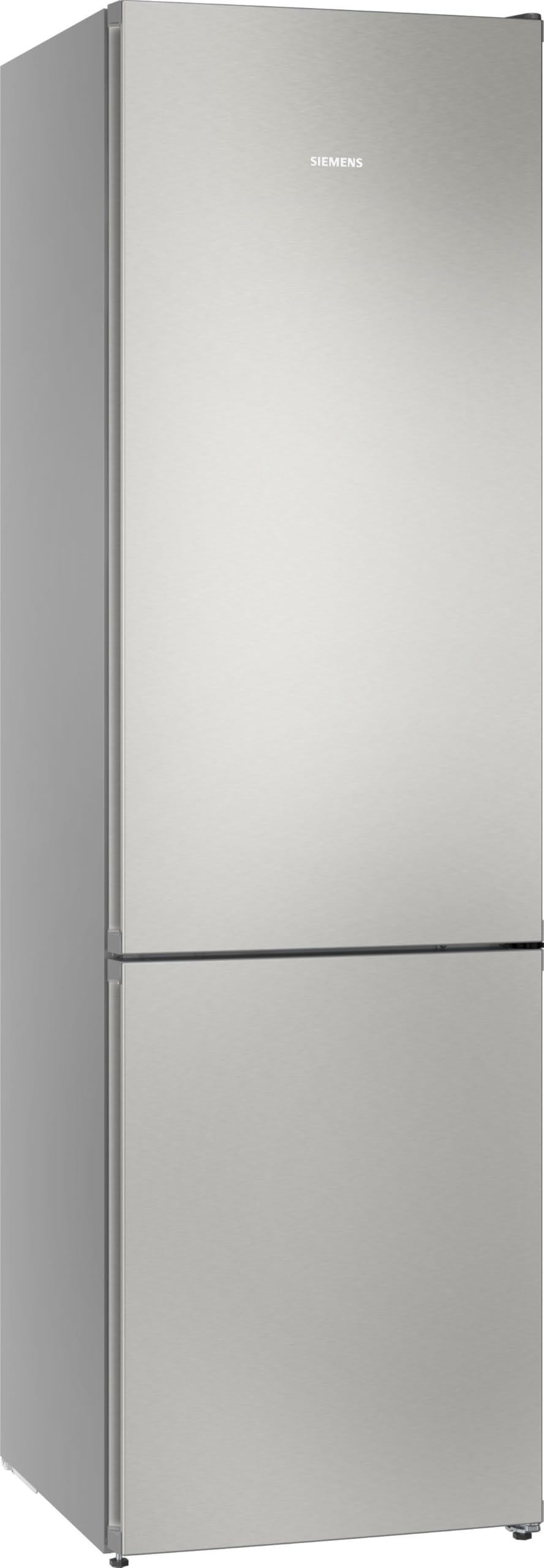 Siemens iQ300 Freistehende Kühl-Gefrier-Kombination 203 x 60 cm, KG39NVIBG, 260 L Kühlen & 103 L Gefrieren, Total noFrost, Nahtlose Platzierung, hyperFresh Technologie, LED Beleuchtung, Edelstahl