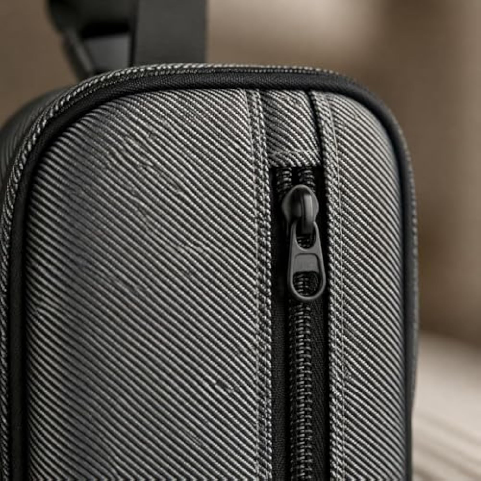 Portable Power Bank Carry Bag, Shielded Headphone Storage