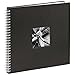 Price comparison product image Hama Jumbo Photo Album 36 x 32 cm (Spiral Album with 50 White Pages, Photo Book with glassine dividers, Album to Stick in and Design Yourself), Black, 00001962
