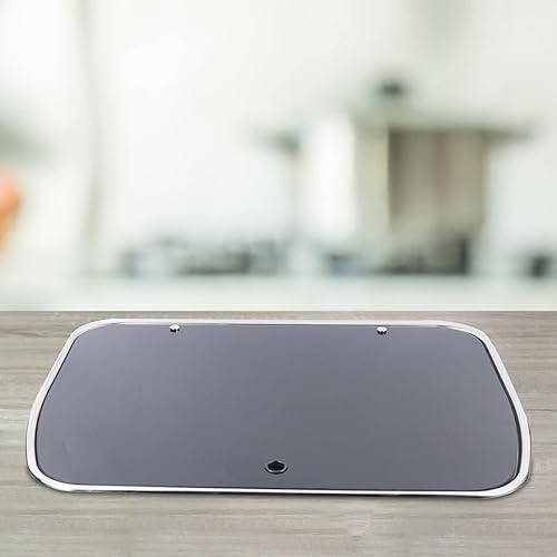 Miniatura 7 de Fregadero de gas para camping, estufa de gas de 2 quemadores, barco, caravana, cámper, estufa de gas GLP, estufa y fregadero con tapa de vidrio