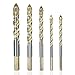 Produktbild Hakkin 5 Stück Glasbohrer Fliesenbohrer Set 6mm, 6mm,8mm, 10mm, 12mm für Fliesen, Beton, Ziegel, Glas, Kunststoff und Holz
