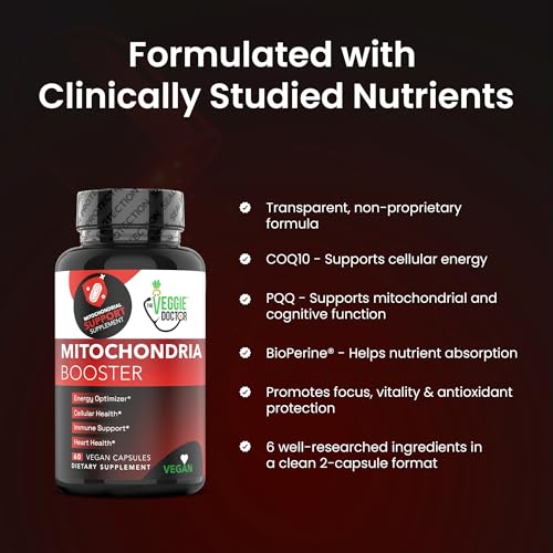 The Veggie Doctor Vegan Mitochondrial Support