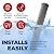 Healthy Spring 5 Micron 2.5" x 20" Whole House CTO Carbon Sediment Water Filter Cartridge Compatible with Pentek C1-20, NCP-20, Made in USA, Pack of 4