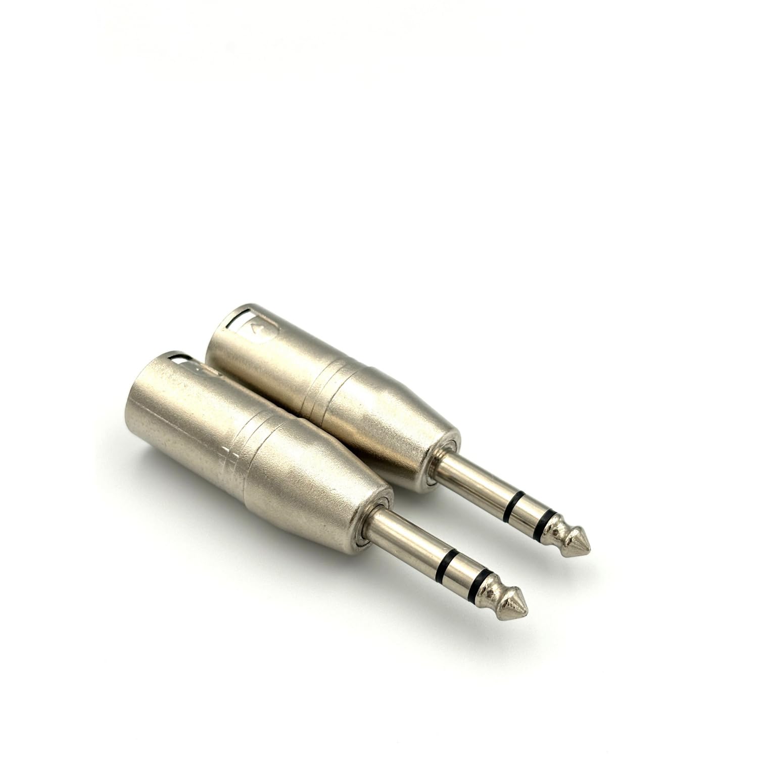 Qczhiwen 2 Pack 1/4" TRS to XLR Adapter, Balanced 6.35mm Male to XLR Male Microphone Connectors for Mixers Speakers, Amplifiers - Image 3