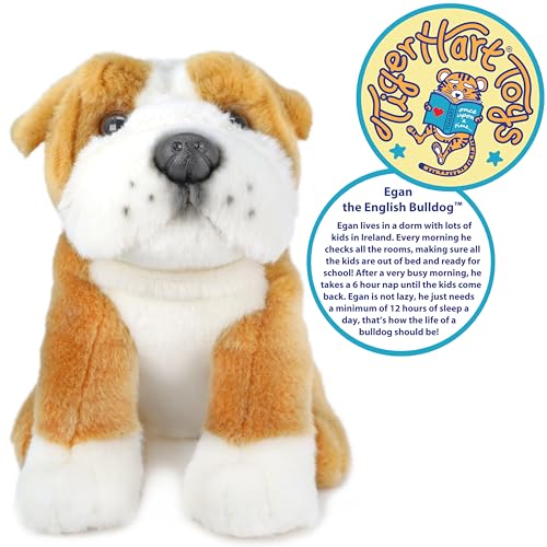 TigerHart Egan The English Bulldog - 9 Inch Stuffed Animal Plush