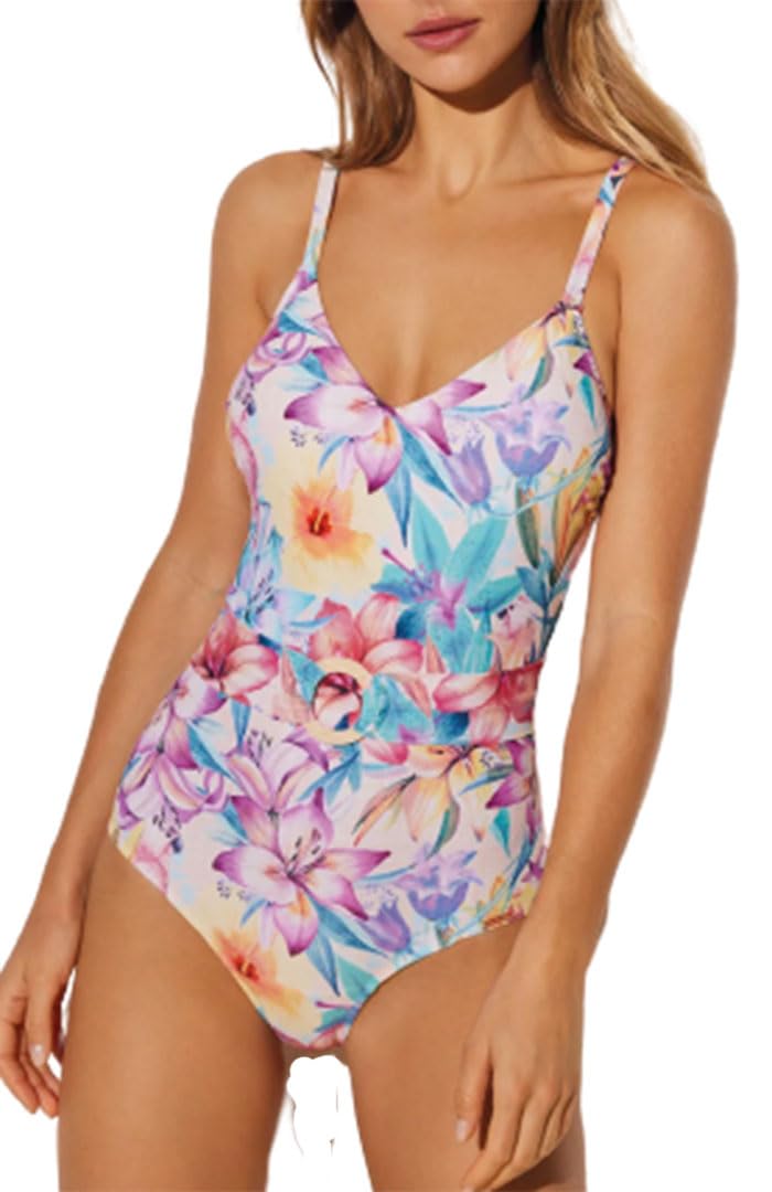 YSABEL MORA Bañador Reductor Tropical Mujer