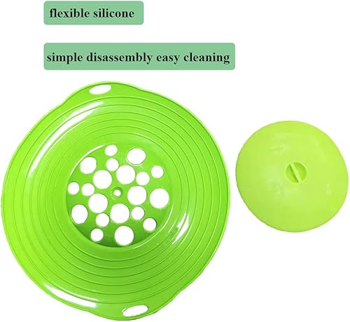 Miniatura 4 de Tapa de tapón para ollas y sartenes, cubierta de silicona gruesa para hervir sobre derrames, cubierta de tapa de tapón de grado alimenticio de la