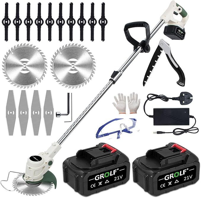 Appdo Voltriox Strimmer Head 150mm Steel Wire Brush Cutter Attachment with 5.5mm Cables Grass Trimmer Replacement for Weed Moss and Edge Cleaning Petrol Strimmers and Brush Cutters (1 3-Head)