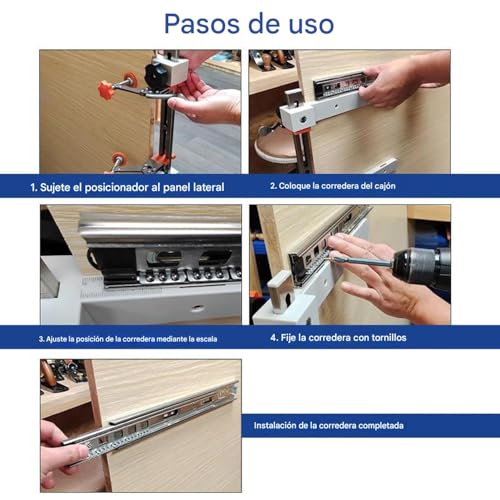 Herramienta de instalación para herrajes de cómoda y armarios del hogar 5