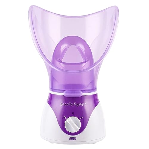 Vaporizador facial Beauty Nymph Spa Home Vaporizador facial Sauna Poros y extrae puntos negros rejuvenece e hidrata tu piel para una tez juvenil