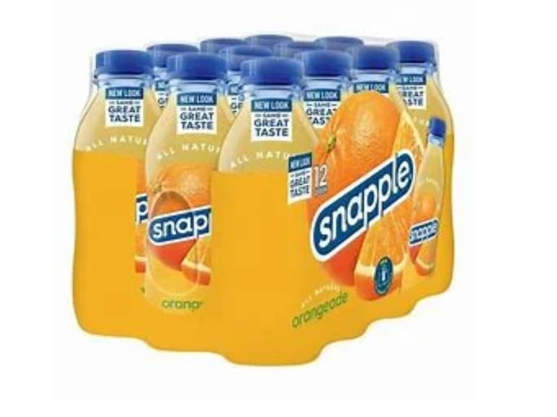 Snpple Orangeade, 12 Pack / 16 fl oz