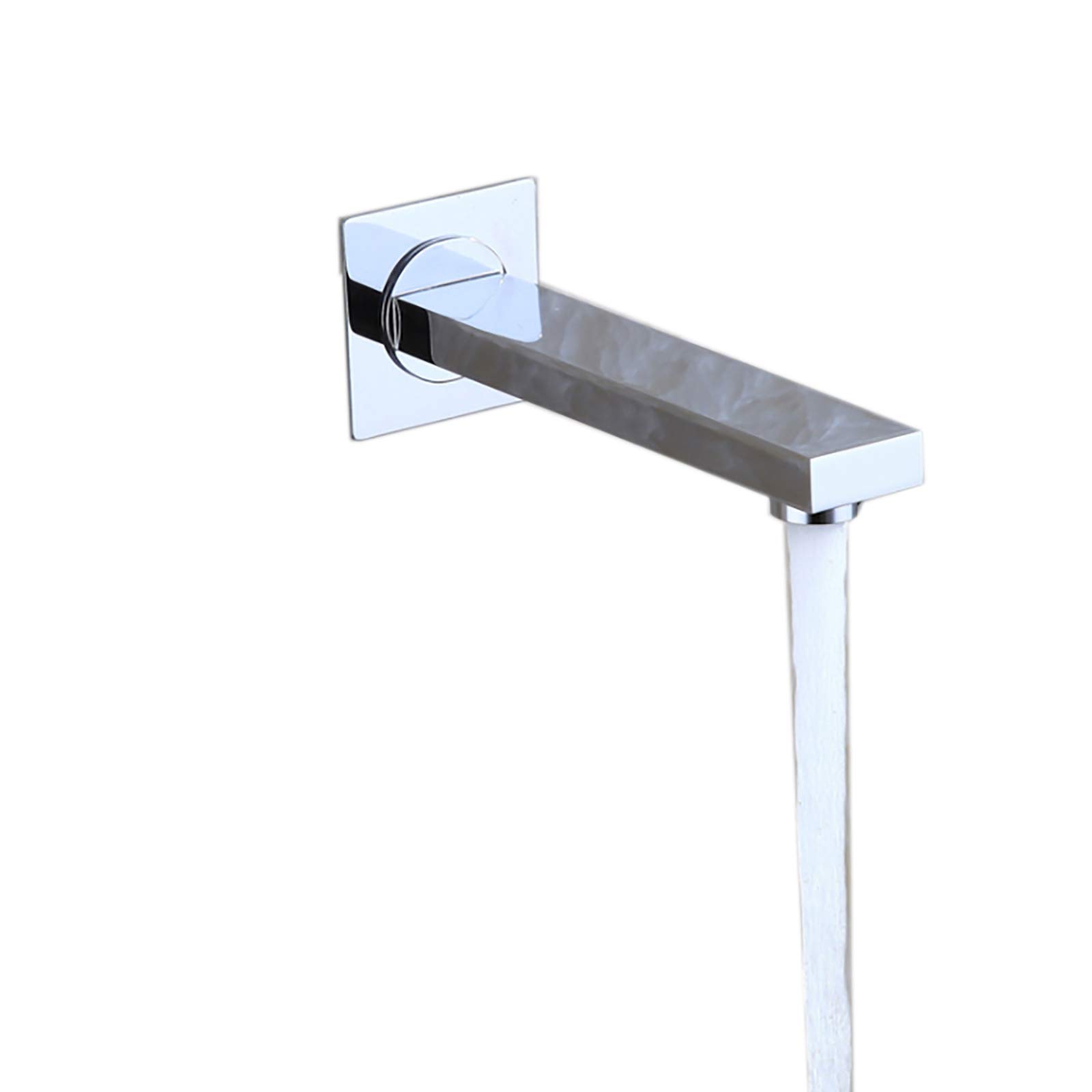 Bocca per Vasca da Bagno Installazione A Parete Bocca Vasca Ottone Bocca di Erogazione Vasca, Bocca Erogazione Rubinetto Vasca, G1 / 2 Collegamento,20 cm
