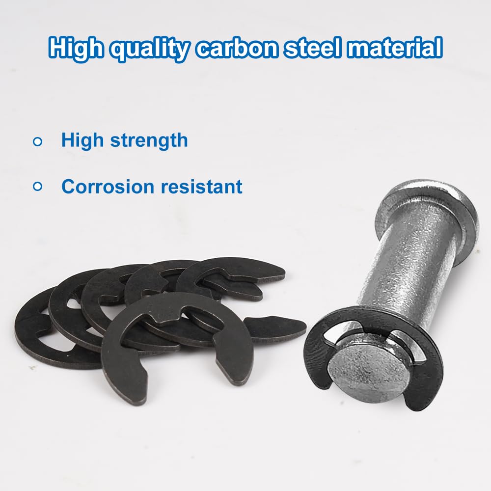 580 Anelli Di Sicurezza Esterna E-Clip - Set 10 Misure Per Meccanica E Fai Da Te - Foto 14