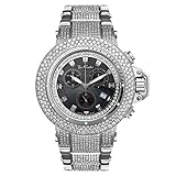  Joe Rodeo Diamant Herren Uhr - Razor Silber 24 ctw