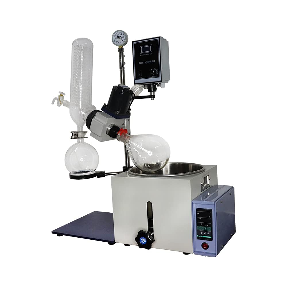 Rotationsverdampfer-Laborausrüstung, 1 l automatisches Hebe-Set für effiziente Lösungsmittelentfernung, ideal für Destillation und Konzentration, langlebiges, benutzerfreundliches Design