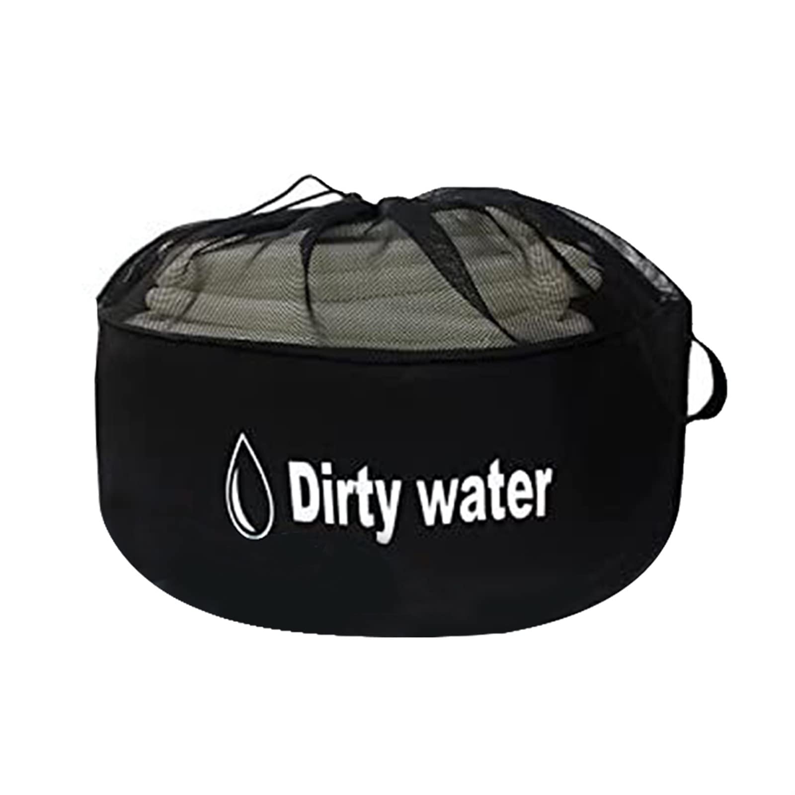 Mjfvn Nero Rvs Caravans Motorhome Water Hose Fuel Storage Bag Breathable Drawstring Pouch Traveling Cargo Folding Organizer(Nero)