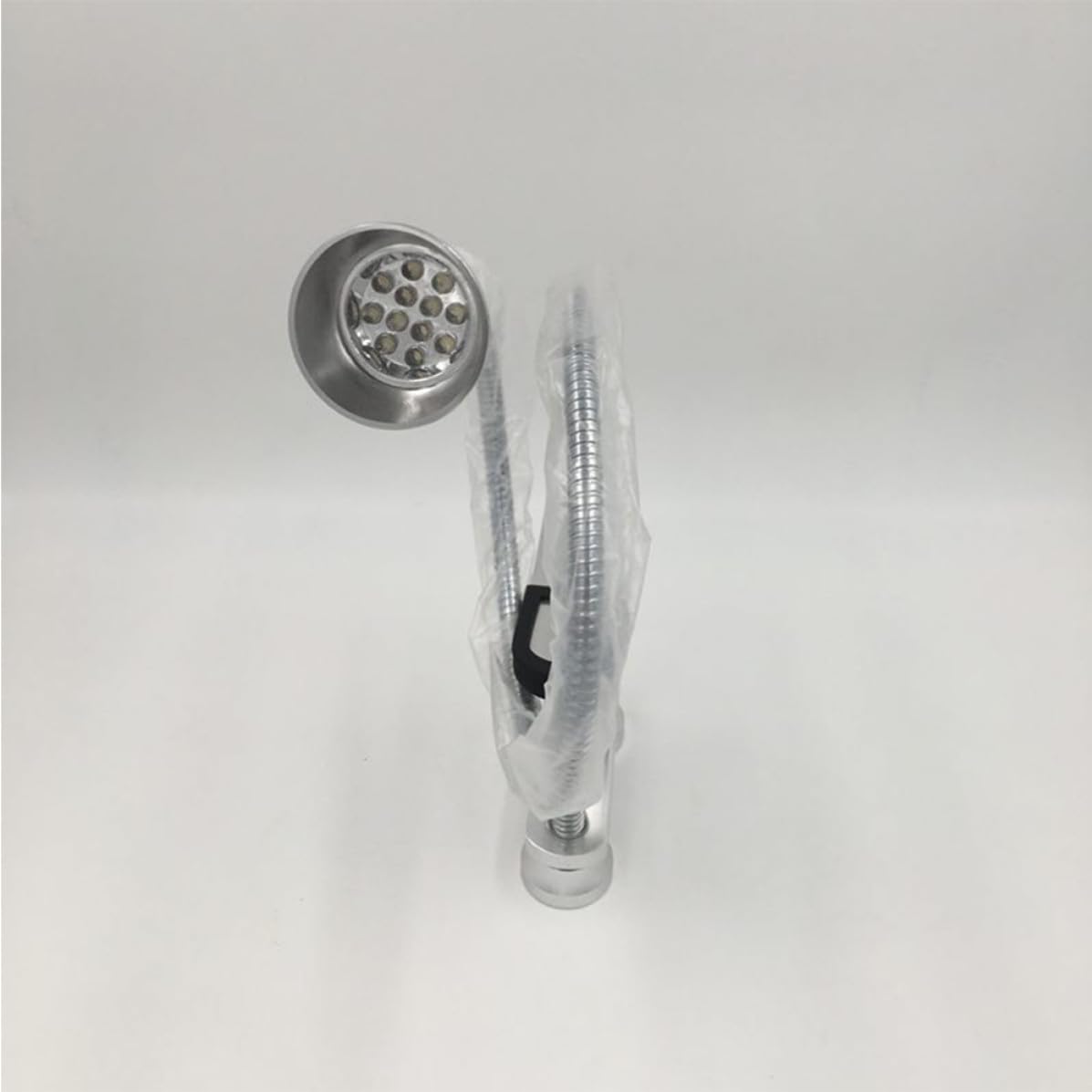 Lampada Argento in Lega di Alluminio LED Barbecue Flessibile | Base Magnetica, Leggera e Resistente al Calore, per Uso Esterno, Illuminazione Pratica