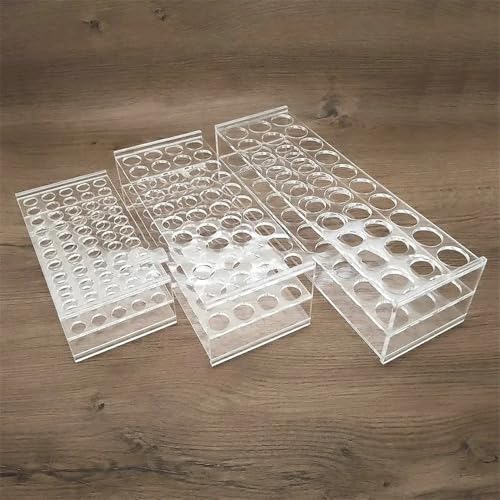 Support tubes en verre transparent en plexiglas ultra résistant pour labo
