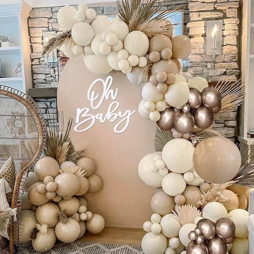 Image of Oh Baby Sign for Baby Shower Backdrop - Glitter Felt Oh Baby Sign Party Banner Boy Girl Baby Shower Decorations Gender Reveal 1st Birthday Party Photography Background - White
