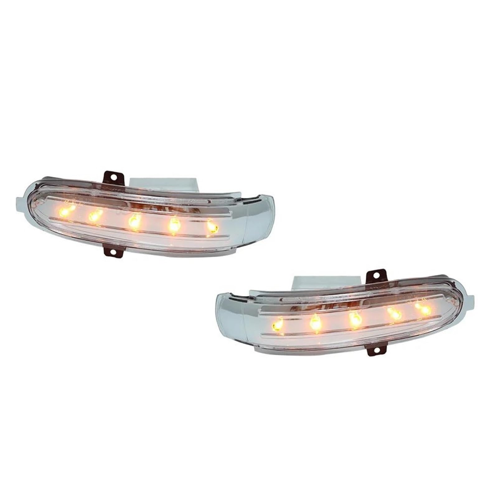 Intermitente LED Ámbar Intermitente Retrovisor Lateral Para Mercedes Para Benz Clase C W203 S203 CL203 C30 C32 C55 (pair)