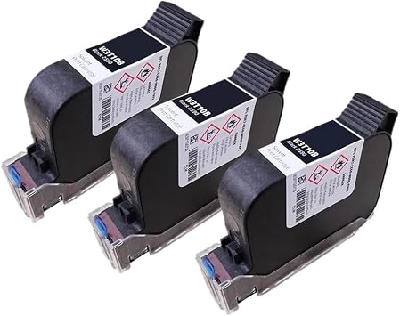 Black Fast Dry Ink Cartridge W3T10B 2590 FOL13B IQ800-N-BL 53S+ 60082A Compatible Compatible with Online TIJ 2.5 Inkjet Printer
