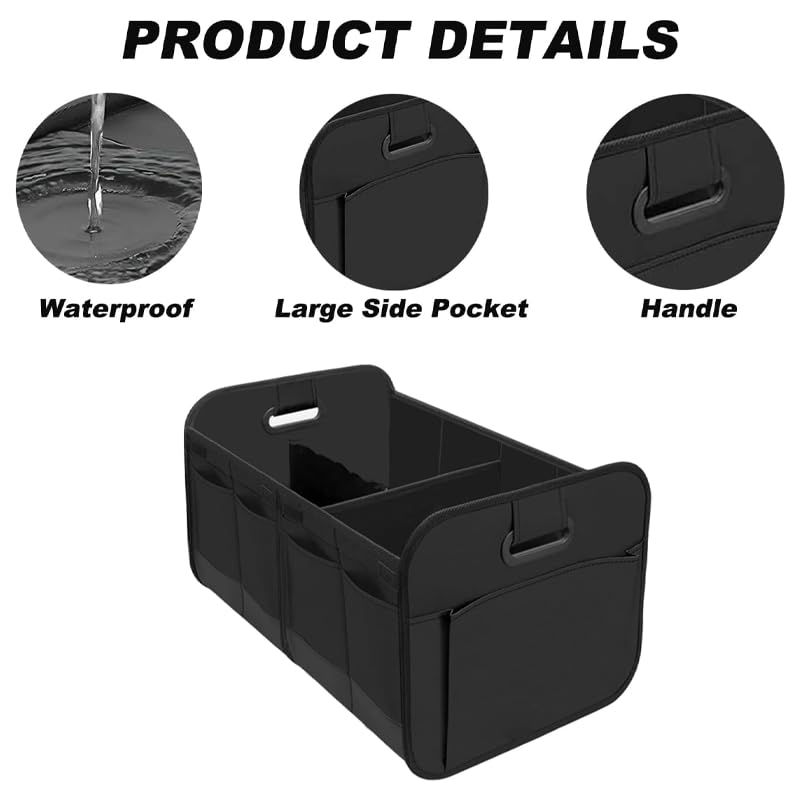 1 Pezzo Organizzatore Bagagliaio per DS3 DS4 DS5 DS5 DS 5LS DS6 DS7 DS9, Borsa Portaoggetti Sedile Posteriore, Contenitore Impermeabile Multitasche