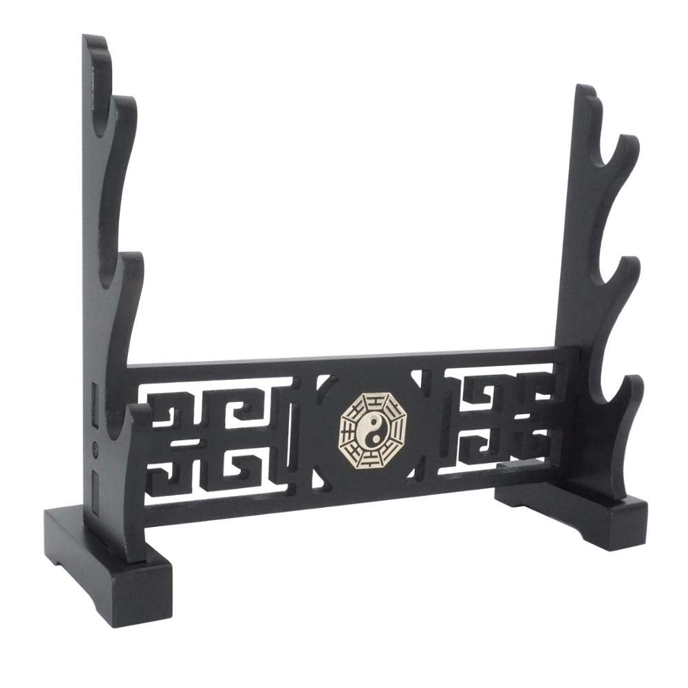 Goonsds Sword Stand Weapon Display Stand Katana Genji Japanese Samurai Sword 3Tier,Bagua 3 Tier