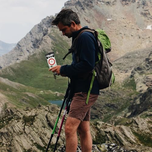 YARNOW Bússola De Orientação Caminhada Mochila Bússola Com Espelho Bússola De Escoteiro Avançada Nav