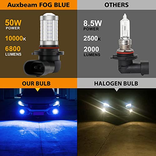 image for Auxbeam 9005 9006 H10 LED Fog Light Bulbs High Power 50W 3020 SMD Bulb