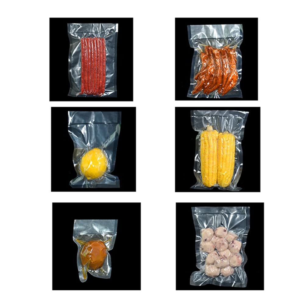 ZYWUOY Lot de 100 sacs d'emballage sous vide respectueux de l'environnement et résistants aux perforations pour la cuisine et le stockage des aliments