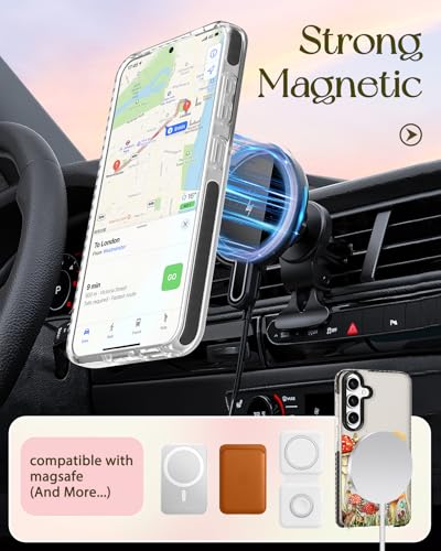 Coque Samsung A35 5G Lotadilo compatible Magsafe design papillon - 5