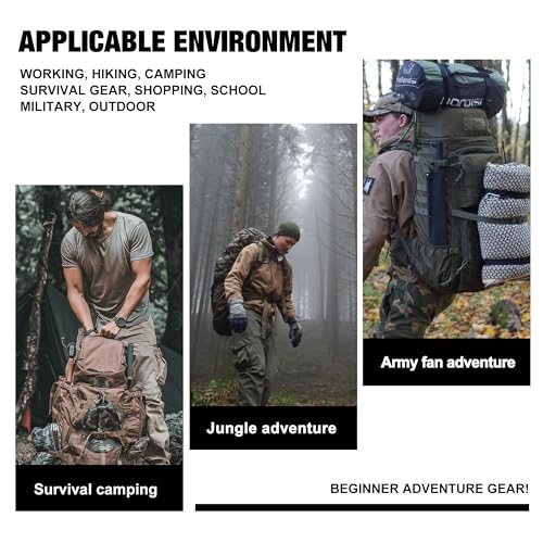 Mardingtop USHBM6226HEISE 60L Military Internal Frame Backpack thumb #6