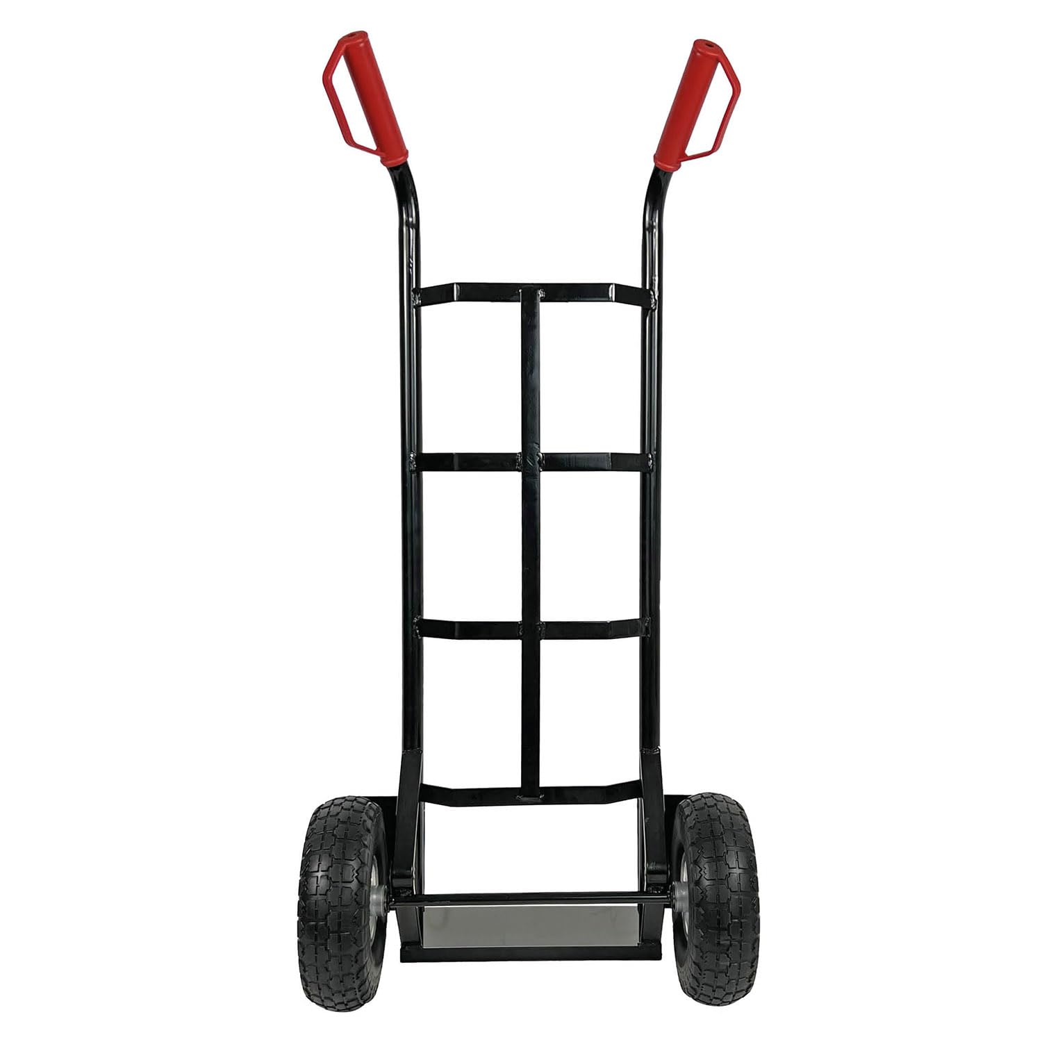 HBH Profi Sackkarre Schwerlast Sackkarren 320kg Vollgummireifen TK320PU Transportkarre | schwarz | hochwertige Räder | robuster Stahlrohrrahmen | Sicherheitsgriffe | max. Tragfähigkeit 320kg