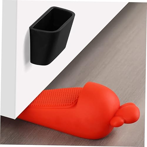 Miniatura 8 de Tope de puerta en forma de zanahoria para puerta de colisión, protector de pared para puerta de oficina en casa