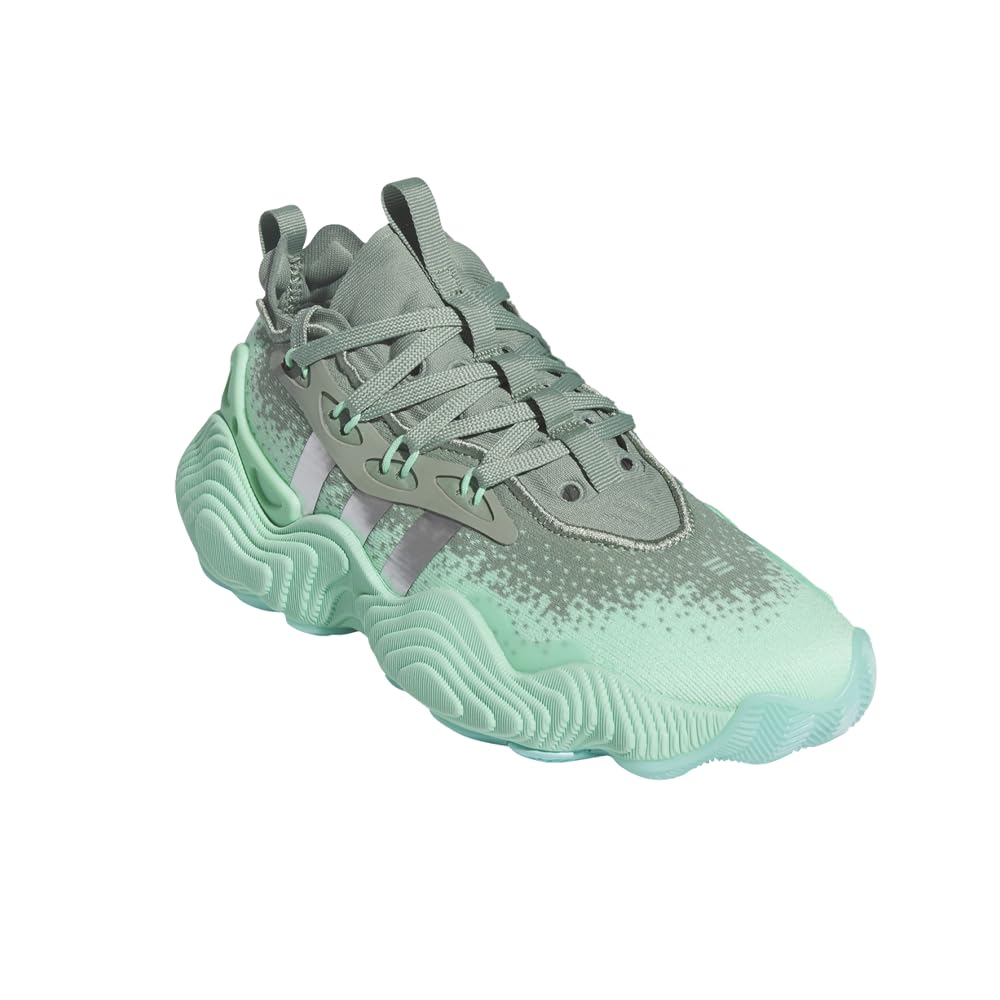 adidas Kids Boys Trae 3 Basketball Sneakers Shoes - Green - Size 5.5 M