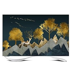 Huis 80in Indoor TV Dust Cover, Cover Type TV Screen Protector Voor Lcd Led Decoratie Televisie Set Cover Waterdichte…