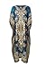 Produktbild RubinaKapoor RK Essentials | Tribal Ethnic Print Lange Kaftan | Übergröße (Teal)