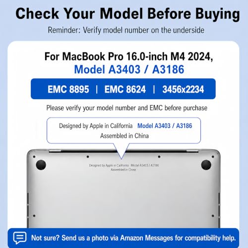 Image of A3403 A3186 Screen Replacement for MacBook Pro M4 A3403 A3186 2024 16.0 inch 3456 x 2234 Replacement LCD Full Assembly for EMC 8895 EMC 8624 LCD Space Black1