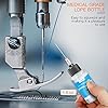 1oz Fine Light Sewing Machine Oil and Cleaning Kit, Includes Needle Tip Applicator & Dual-Ended Brush, Home & Industrial Mineral Sewing Machine Oil and Lubricant for Textile Machinery, by OAIEGSD