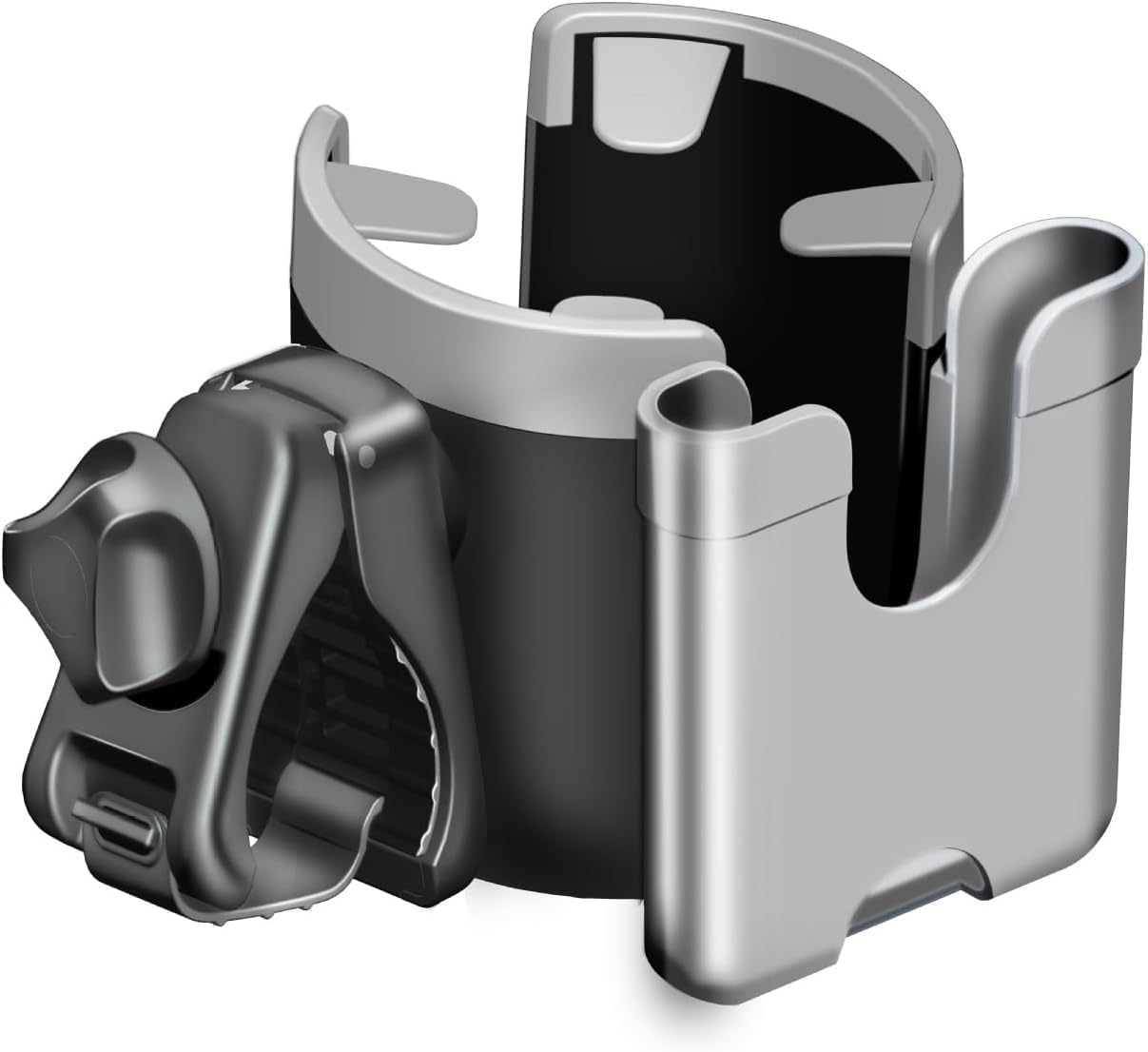 Porte Gobelet Poussette, Universel Accessoire Poussette pour Cybex Yoyo, Porte Gobelet pour Fauteuil Roulant, Vélo, Deambulateur, Trottinette électriqu, Bébé Organisateur Poussette