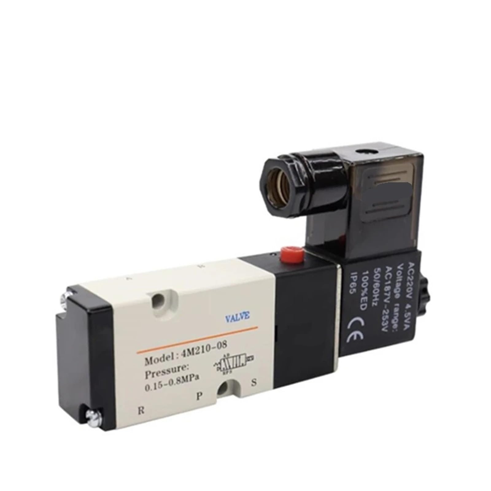 IPNDKBFL Solenoid Valve 4M 4M110-M5/06 4M210-08/06 4M310-08/10 4M120-M5/06 4M220-06/08 4M320-08/10 AC220V DC24V(4m310-08,24V)