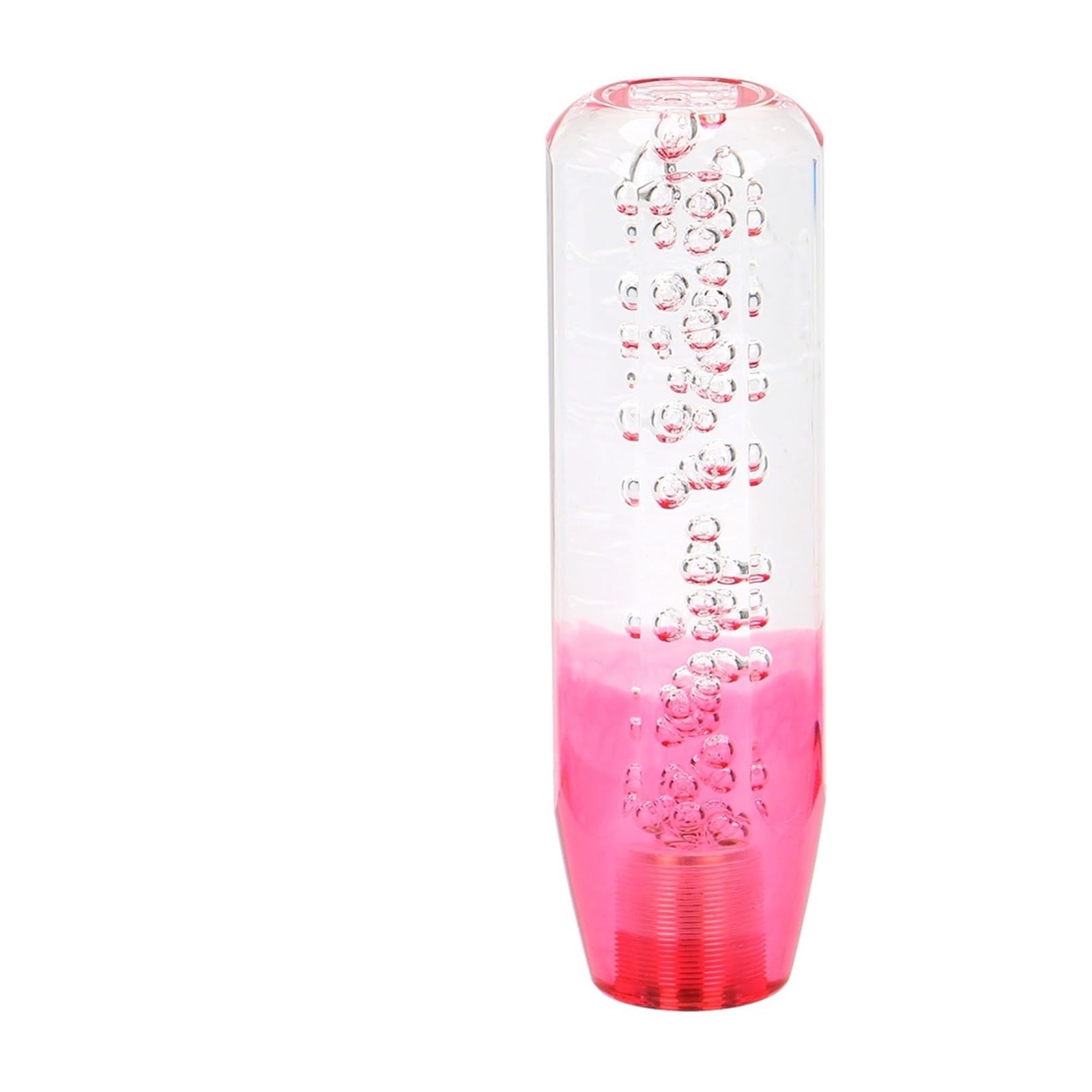 Rbevcrr Car Shift Lever Knob Universal 10/15CM Car Gear Shift Knob Manual Transmission Shifter Lever Crystal Bubble Decorative Stick Stick Shifter Pen(15cm Transparent red)