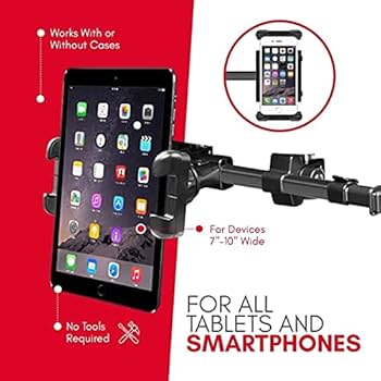 Amazon | 車内テレワーク タブレット ホルダー 後部座席 リア